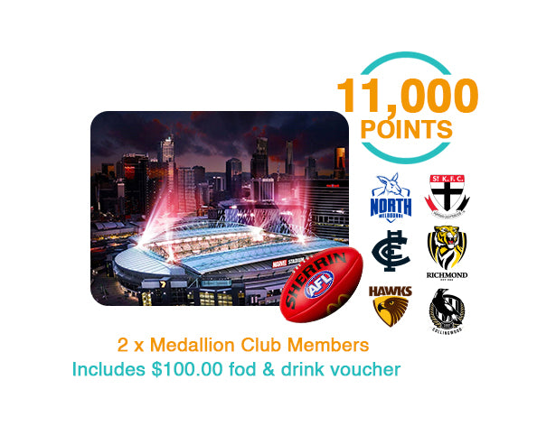 Melbourne Medallion Club Marvel Stadium + $100 Gift Voucher