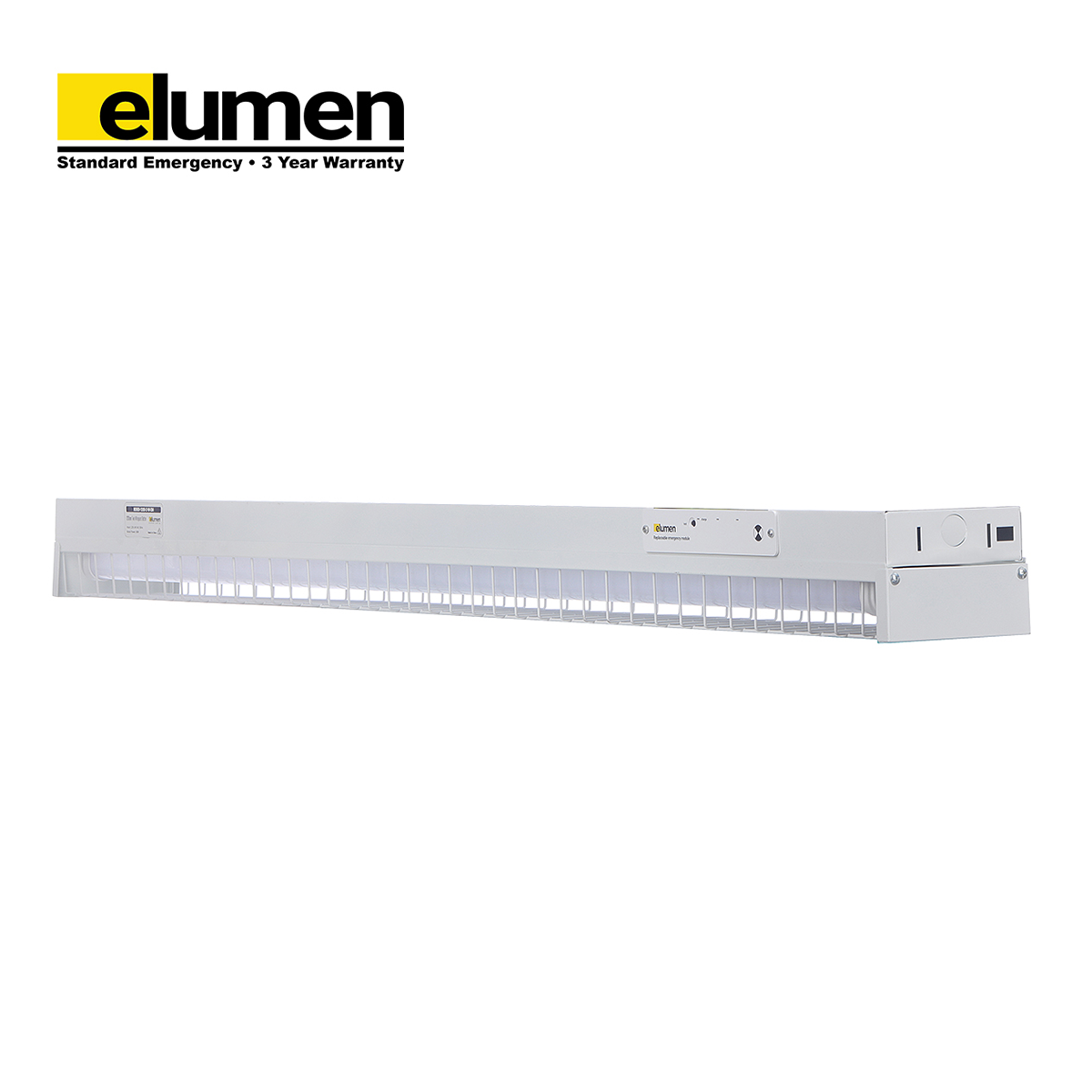 LED Emergency Batten -Four Foot Wire Guard -Emergency