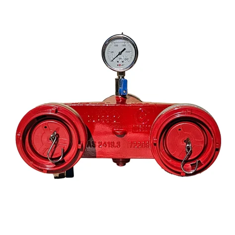 Wolf Dual Booster Valve-Rear Outlet Storz Assembly (SA, VIC, TAS & ACT)