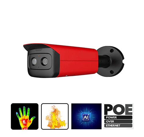 Flame Detection Network AI Camera IP67 rated