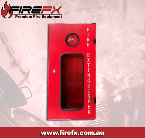Medium (4.5kg) Uv Resistant Powder Coated Steel Fire Extinguisher Cabinet - Image 2