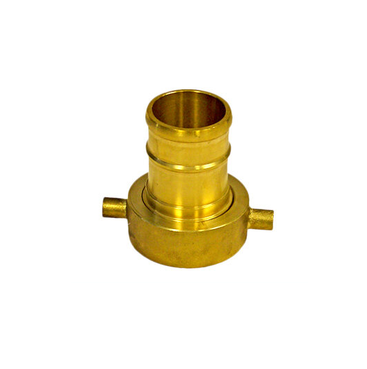 Brass 65mm female QLD thread tail coupling to suit 64mm lay flat hose