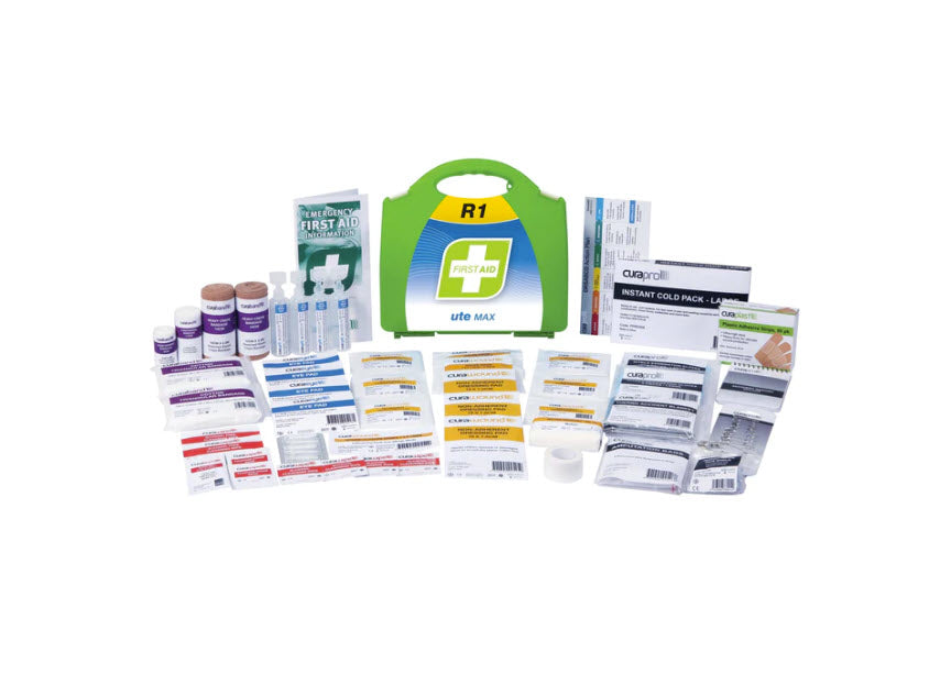 R1 Ute Max First Aid Kit, Plastic Portable