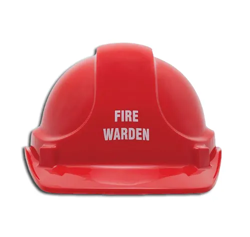 3M/Unisafe Red Fire Warden Hardhat