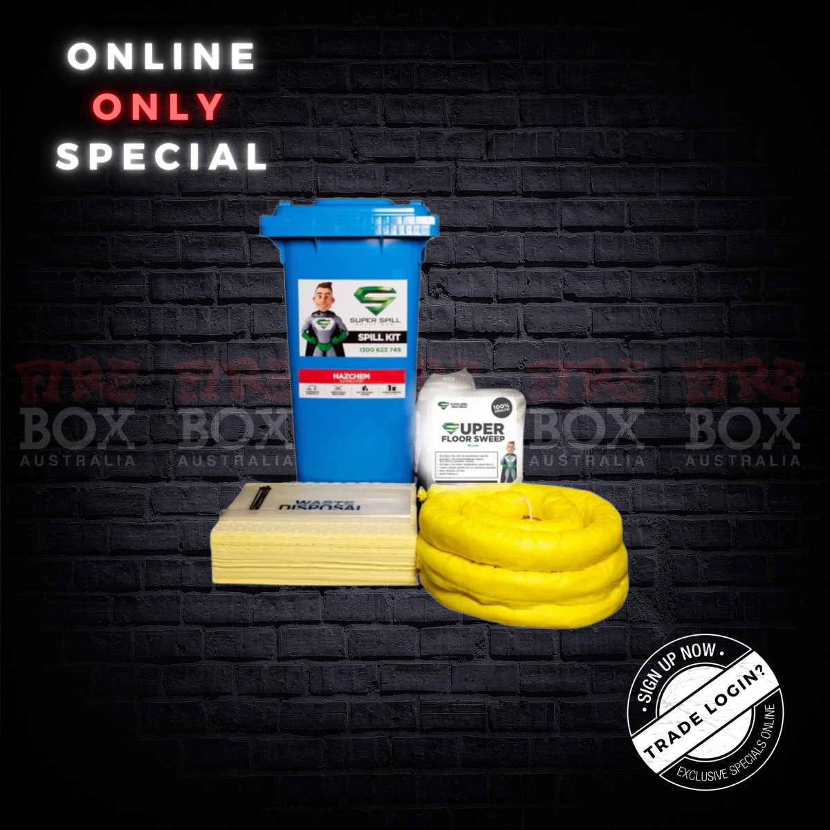 120L Hazchem Economy Spill Kit