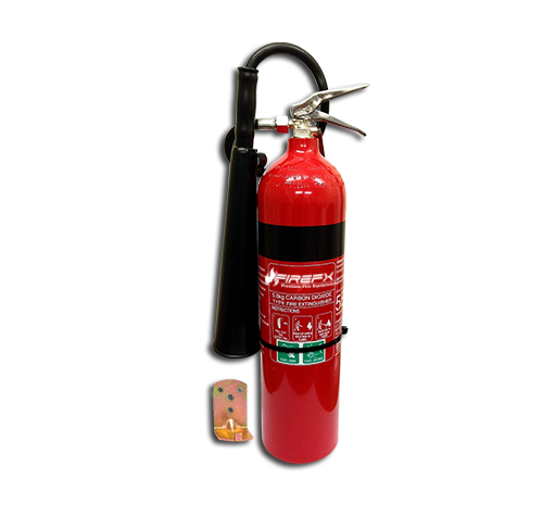 5kg CO2 Fire Extinguisher & ID Sign