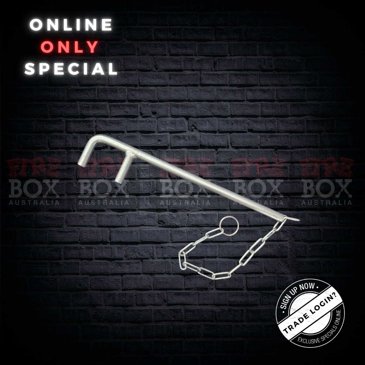 Hydrant key spanner & chain