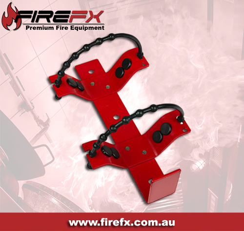 9kg Rubber Strap Fire Extinguisher Vehicle Bracket - Image 2