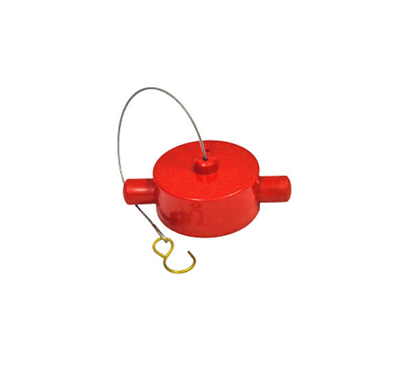 QLD Female thread 65mm Poly UV treated cap & wire