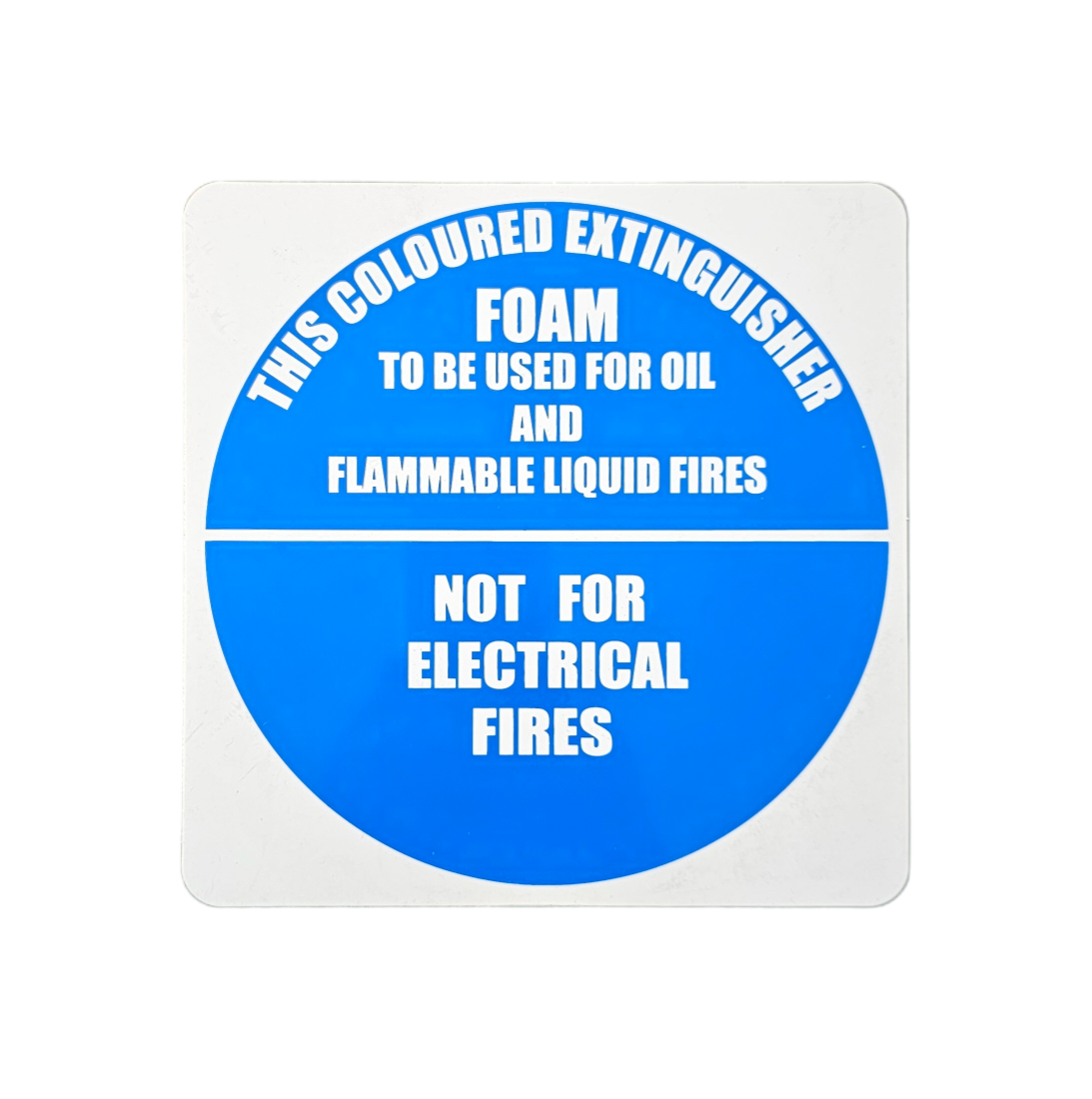 Air Foam Extinguisher I.D Sign