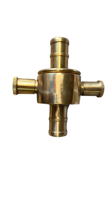 Copper alloy 65mm BI x 63mm tail coupling to suit 64mm lay flat hose