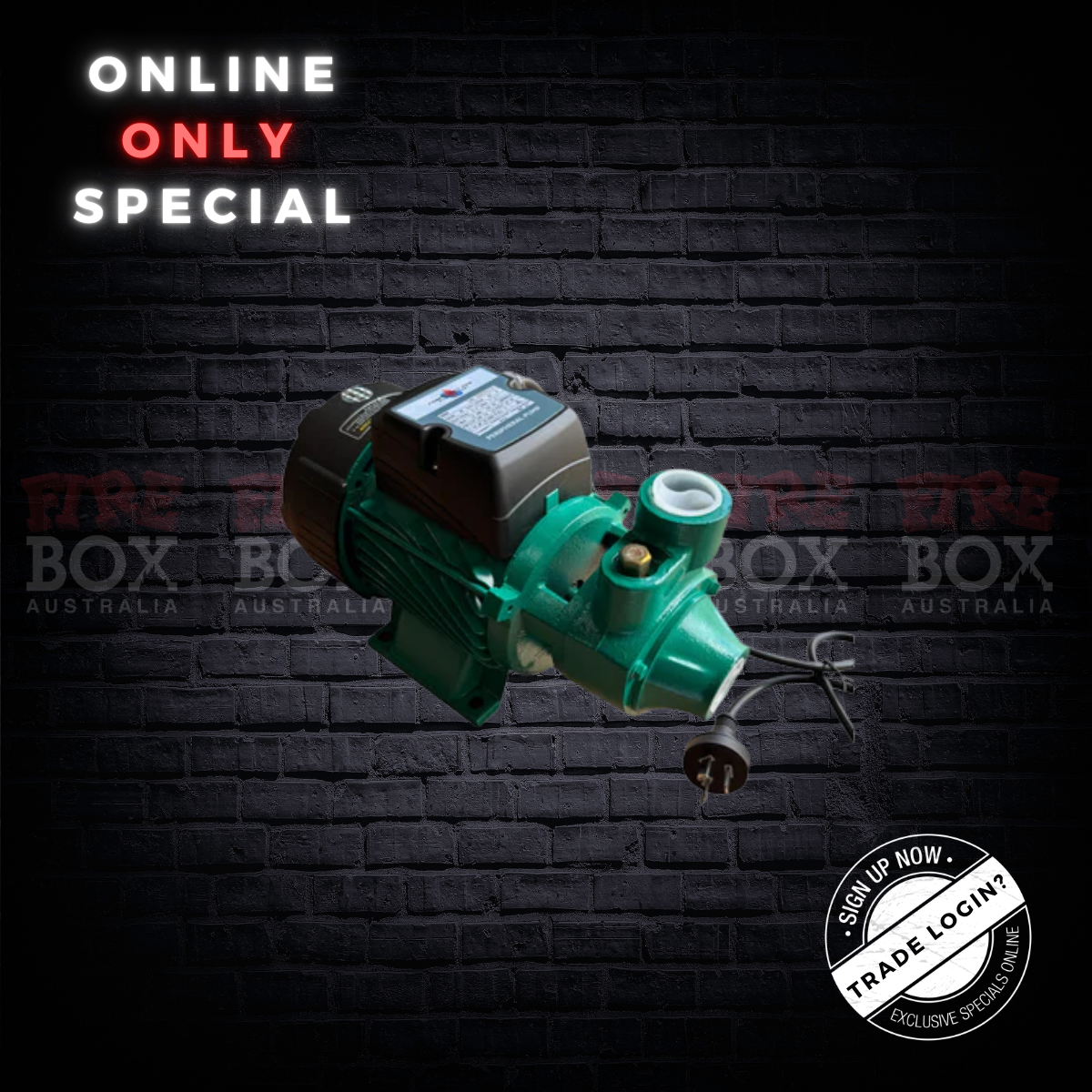 Jacking Pump 0.75kw/1hp Front Suction