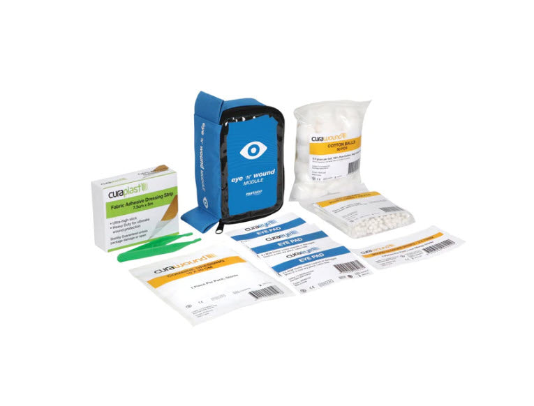 Eye & Wound First Aid Kit module, Soft Pack
