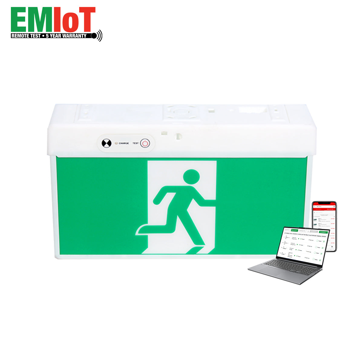 LED Universal Exit Light -Remote Test