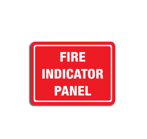 Fire Indicator Panel Sign