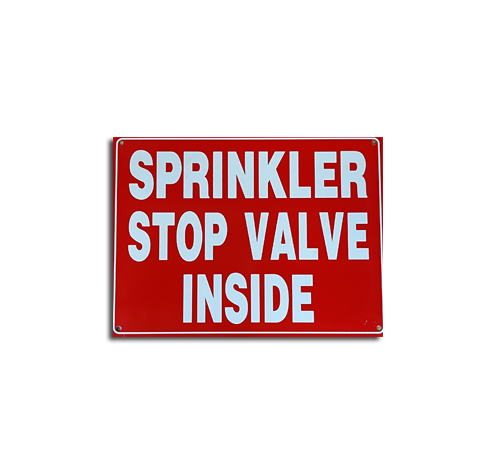 Sprinkler Stop Valve Inside