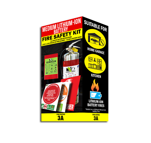 Medium Lithium-Ion Battery Fire Kit
