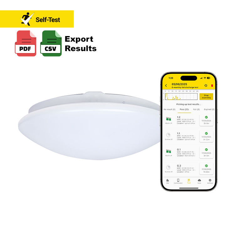 LED Oyster- Self Testing