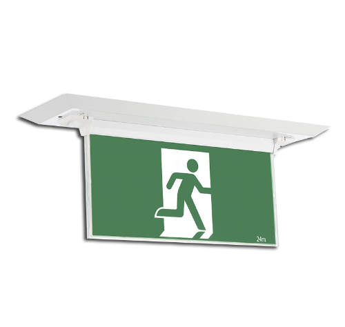Recessed Blade Led Exit Light