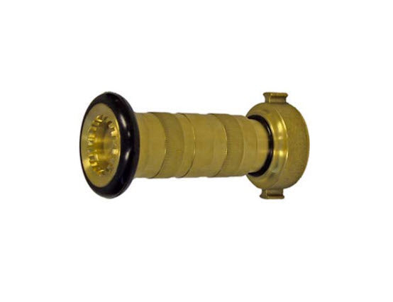Brass 40mm BSP female jet fire hose nozzle