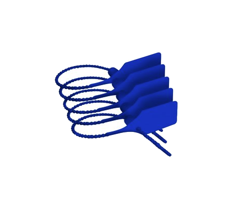 Blue security tie