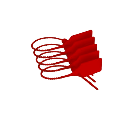 Red security tie