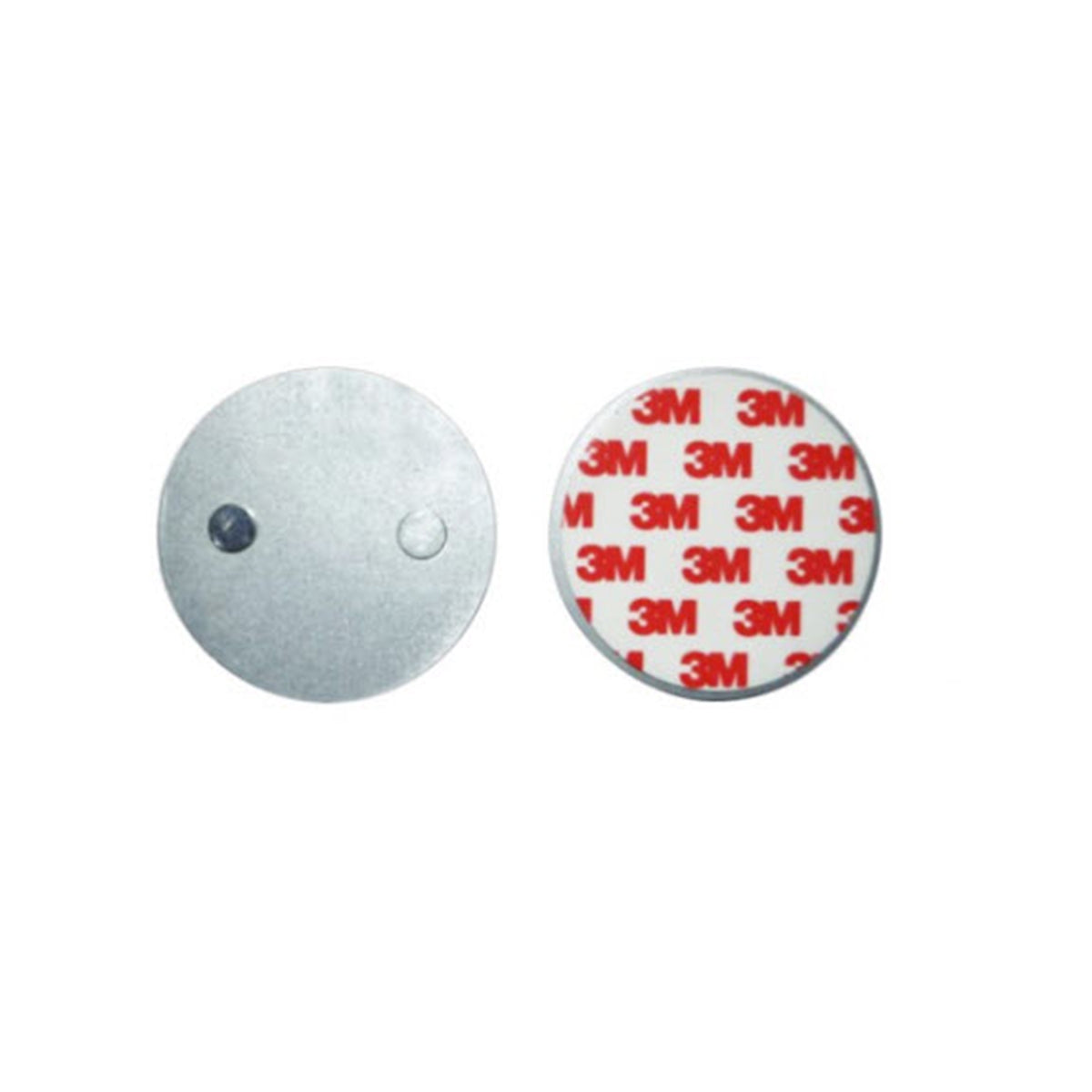 Magnetic stick on base for smoke alarms