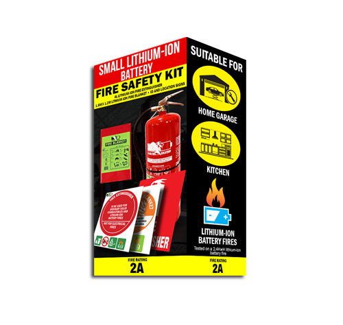 Small Lithium-Ion Battery Fire Kit
