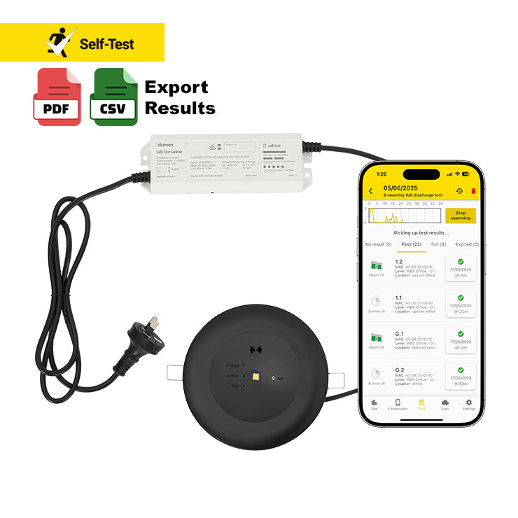 LED Black Spitfire – Self Testing