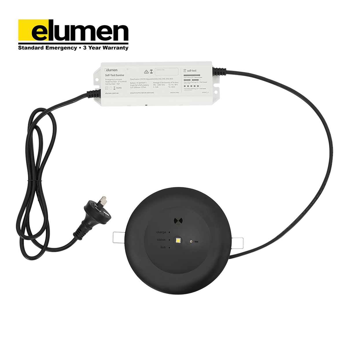 LED Black Spitfire – Emergency