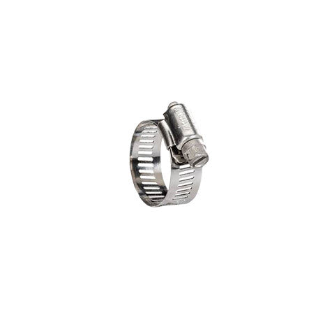 Stainless steel hose reel nozzle worm drive clamp suits 19mm hose