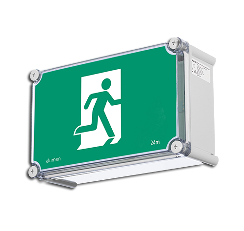 Weatherproof IP65 LED Exit Light
