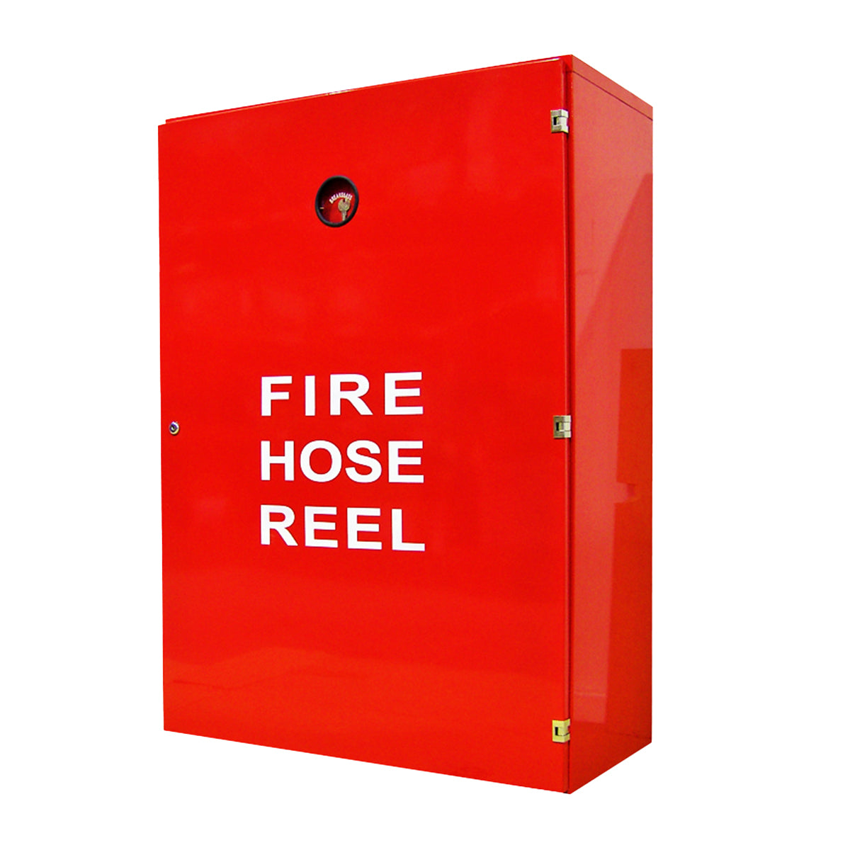 Fire hose reel cabinet with break glass & 003Lock, with back