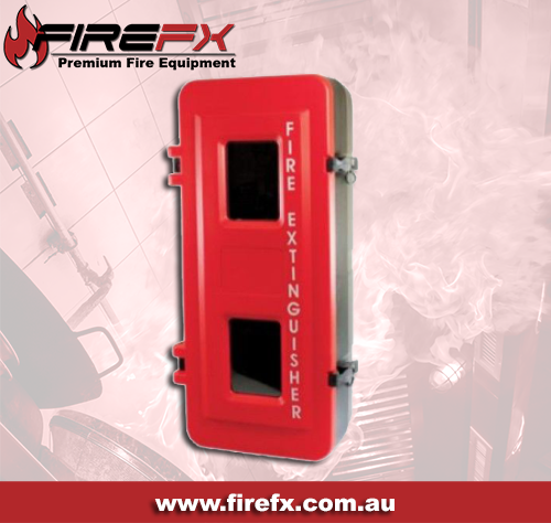 Large (9.0kg) Plastic Uv Treated Fire Extinguisher Cabinet - Image 2